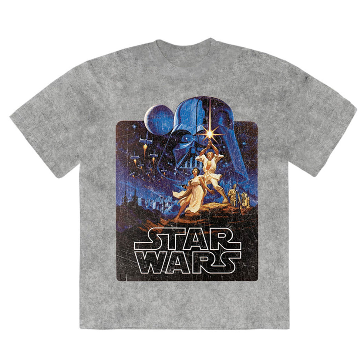 Star Wars Luke & Leia Pose Limited Premium Wash T Shirt product image 1