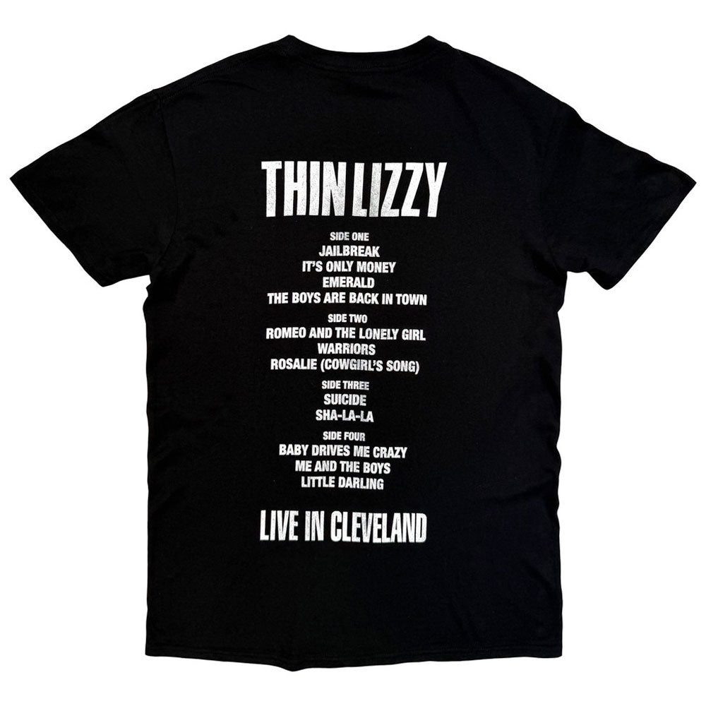 Thin Lizzy Jailbreak Flyer Cleveland 76 T Shirt product image 2