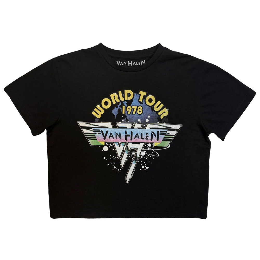 Van Halen World Tour 78 Crop Top product image 1