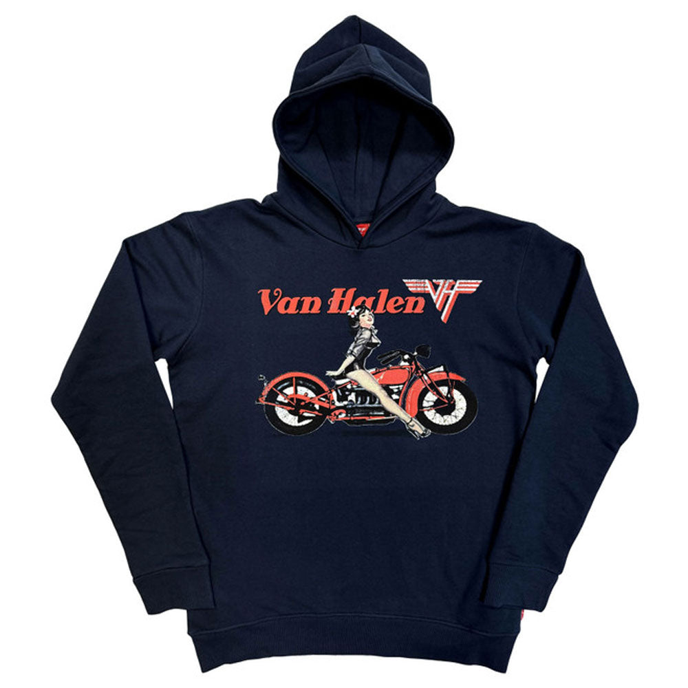 Van Halen Pinup Motorcycle Rock Off Unplugged Pullover product image 1