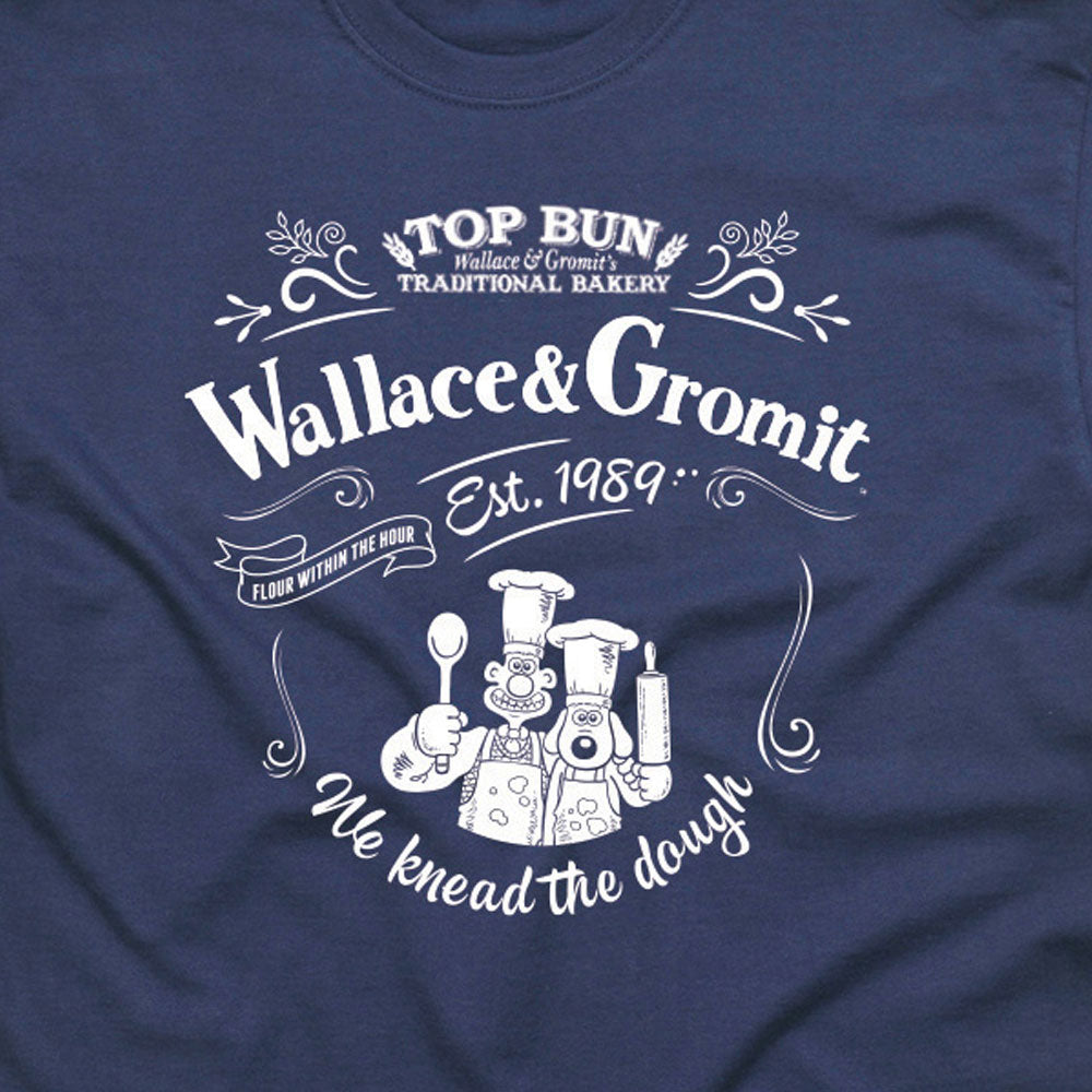 Wallace & Gromit Top Bun We Knead the Dough T Shirt product image 2