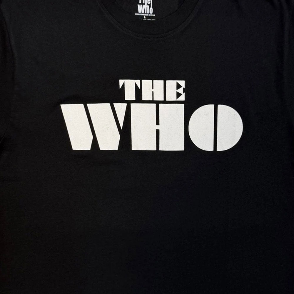 The Who Block Band Logo Mono T Shirt product image 2