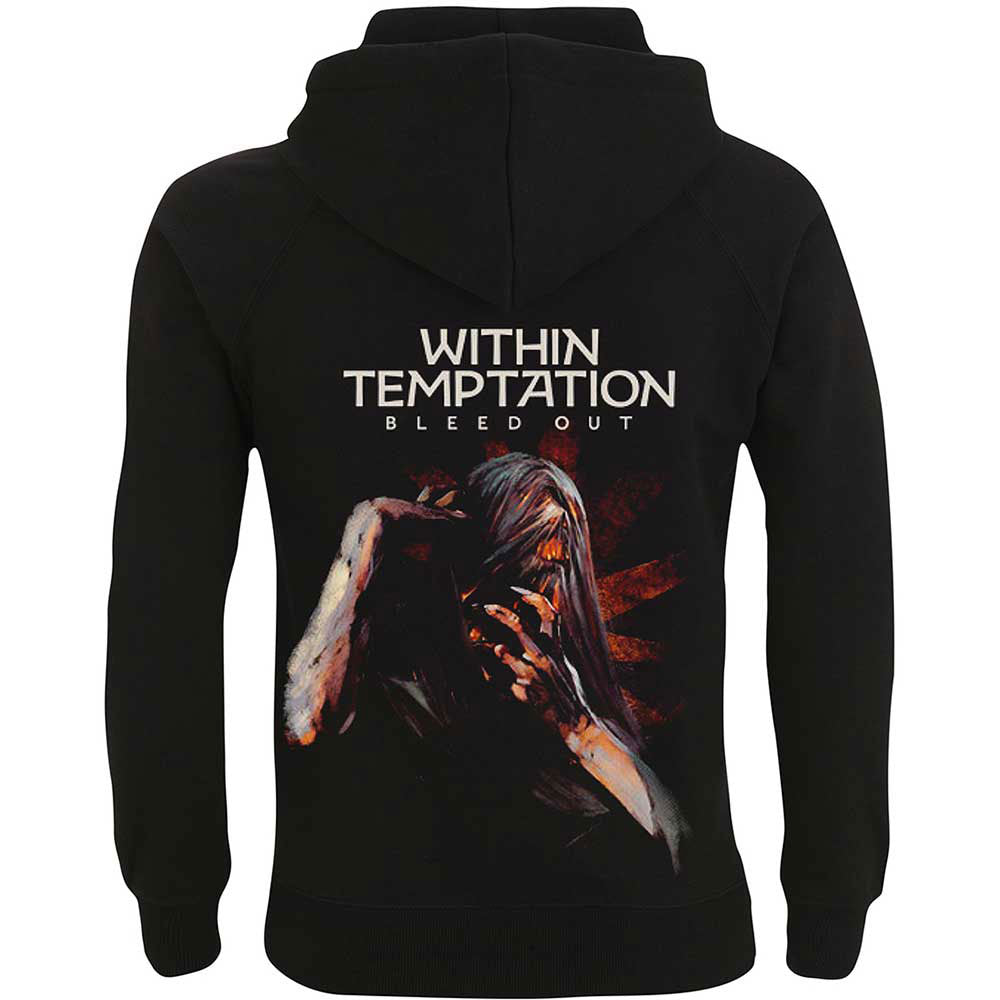 Within Temptation Unisex Pullover Hoodie: Bleed Out (Black) product image 2